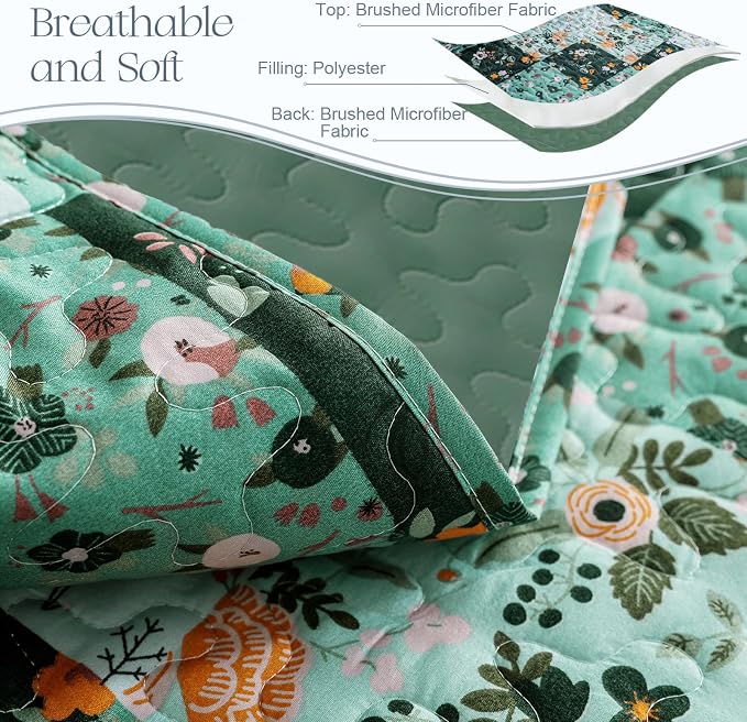 Exclusivo Mezcla Reversible Boho Quilts King Size - Image 4