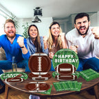100 Pcs Football Party Supplies Set Football Birthday Plates and Napkins Sports - Image 5