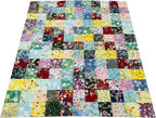 HANPATQUI 50PCS 5 x 5 inch Floral 100% Cotton Fat Quarters Fabric - Image 7