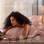 FreshCulture Satin Sheets Twin Size Bed Set - Image 7
