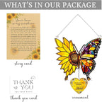 Butterfly Mom Memorial Suncatcher Ornament, Butterfly Gifts - Image 4