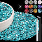 6000PCS 4mm Resin Rhinestones Bulk by BELLEBOOST