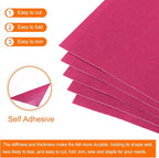 MECCANIXITY Adhesive Felt Sheets, Felt Fabric Crafts Back Adhesive Felt Sheets - Image 4