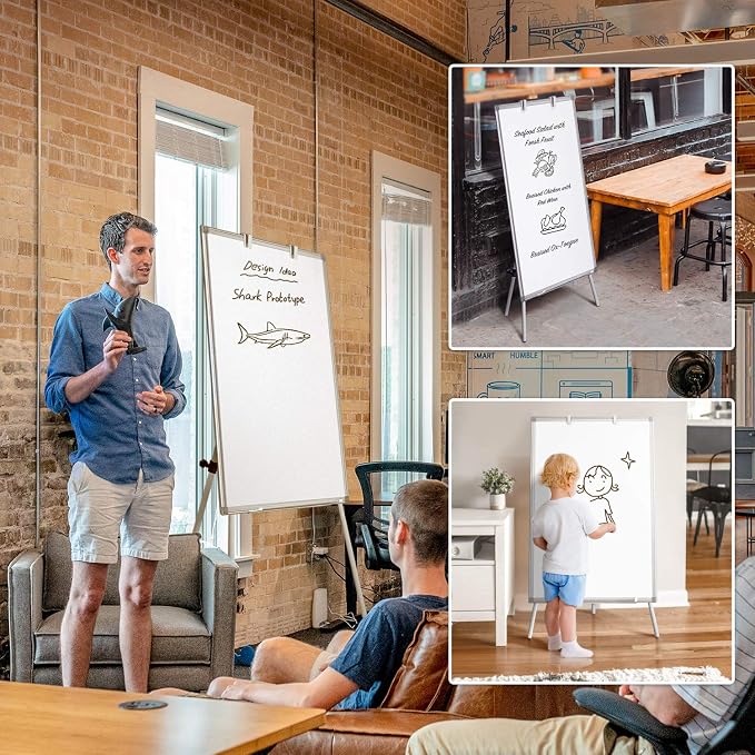 Maxtek Easel Whiteboard 40 x 28 in, Stand Tripod - Image 7