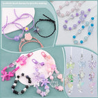 210-270PCS TINKRSTUFF Assorted Acrylic Beads - Image 6