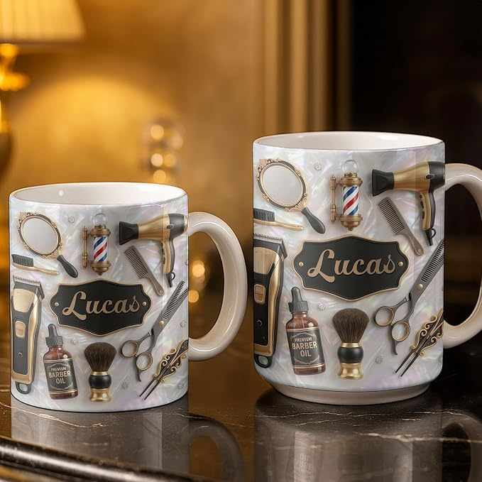 Personalized Hairstylist Mug, Unique Hairdresser Gifts - Image 2