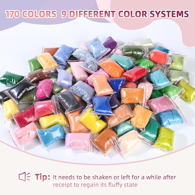 There are 170 Colors and 9 Shades Available This Woollen Yarn is Made of 100% - Image 4