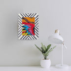 Picture Photo Frame Chevron Herringbone Art Inspired Vintage Table-Top/Wall - Image 4