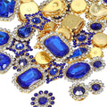 PATIKIL Sew on Rhinestones Crystals, Dark Blue by PATIKIL