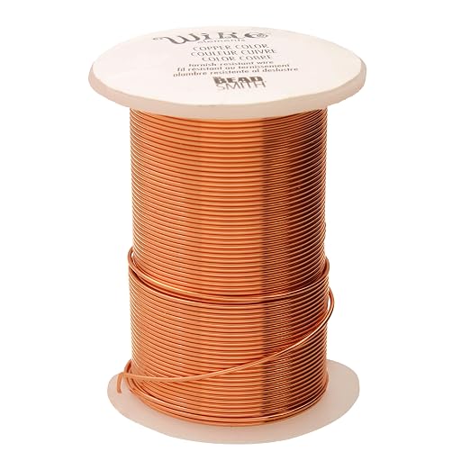 The Beadsmith Wire Elements 22-Gauge Lacquered Tarnish-Resistant Copper Wire - Image 3