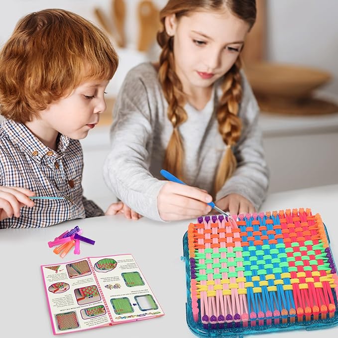 IQKidz Weaving Loom Kit Toys, DIY Arts and Crafts - Image 3