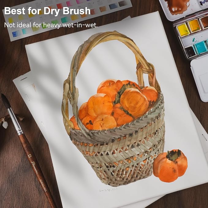 PHOENIX Professional Stretched Watercolor Canvas - Image 9
