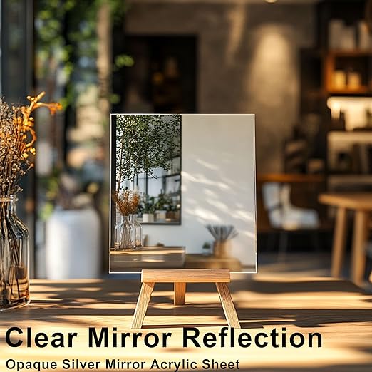 Silver Mirror Acrylic Sheets – 2 Pack, 12x16Inches, 1/8 Inch Thick, Reflective - Image 3