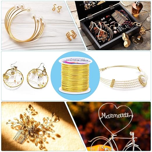 22 Gauge Jewelry Wire, Anezus Craft Wire Tarnish Resistant Copper Beading Wire - Image 7