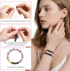 1500PCS Black Letter Beads and Mixed Emoticon Beads - Image 5
