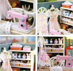 CUTEROOM DIY Doll House Miniature Furniture Wooden House Kit - Image 4