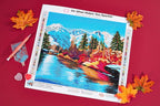 DIAMOND ART CLUB Autumn in Leavenworth Diamond Painting Kit, Fun DIY Crafts - Image 5