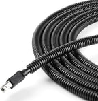 Split Wire Loom 1/4 Inch 6.6FT, YCLYC Wire Protector Tubing by YCLYC