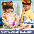 Bluey Paint & Play Tea Party, 6-Piece Wooden Tea Set, Customize - Image 5