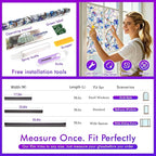 SOMWISE Rainbow Window Privacy Film, Heat Control, UV Blocking, Anti-Glare - Image 8