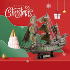 CubicFun Flying Dutchman 3D Pirate Ship Puzzle - Image 9