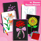 FUNNYB&G Foil Art Craft Kit for Girls 4-10 Years Old: Mess-Free & No-Glue - Image 8