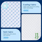 Flat Pillows for Sleeping Thin Memory Foam Pillows for Stomach and Back Sleepers - Image 4