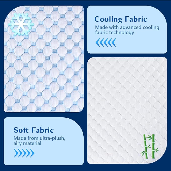 Stomach Sleeping Pillow for Stomach Sleeper, Flat Pillows for Sleeping Thin - Image 8