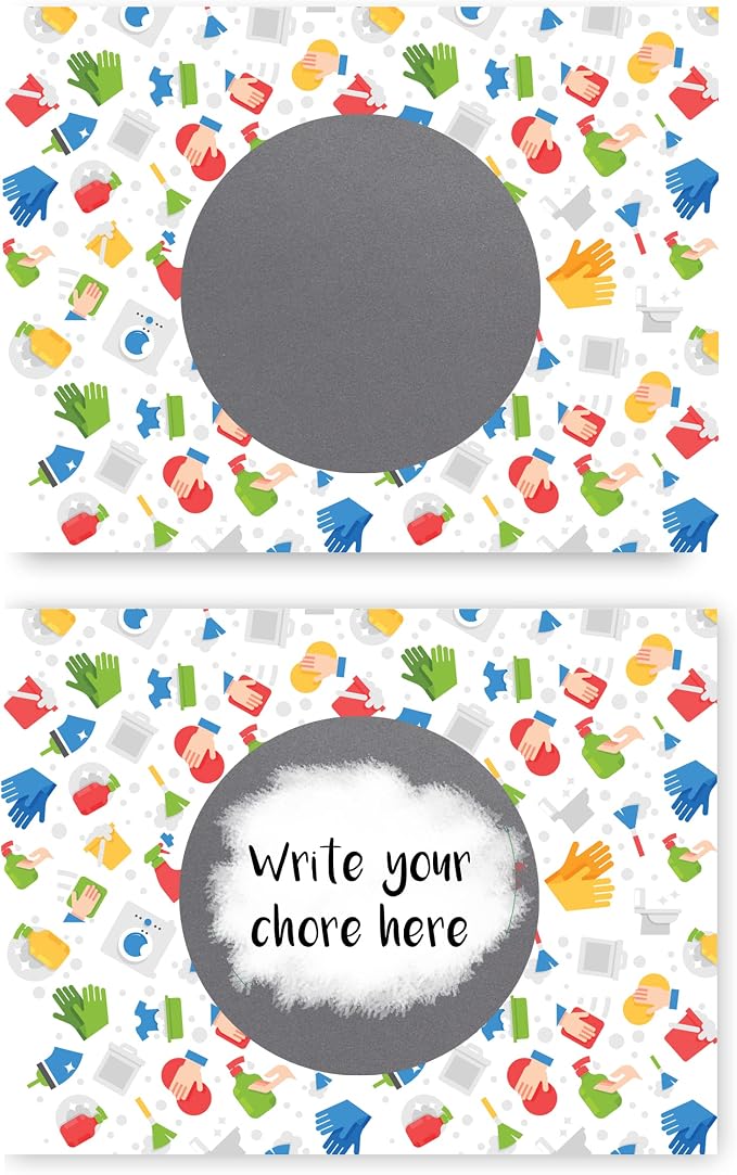 My Scratch Offs Chore Chart Scratch Offs DIY Make Your Own 20 Pack 3x4 Cards & - Image 2