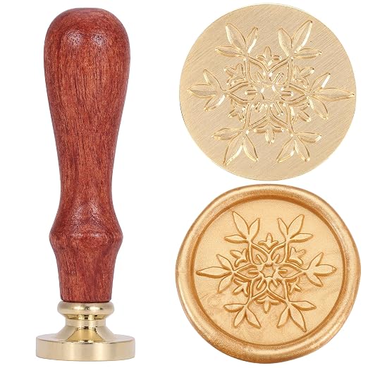 Yoption Wax Seal Kit, Snowflake Wax Seal Stamp - Image 6