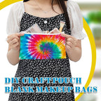 Silkfly 12 Pcs Cotton Bags Set for Tie Dye Kit 3 Style Cotton Tote Drawstring - Image 6