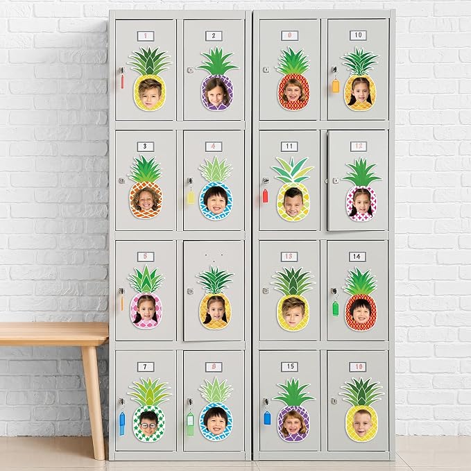 gisgfim 80Pcs Summer Cutouts Pineapple Decoration Bulletin Board Luau Tropical - Image 7