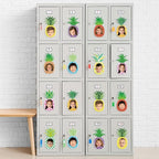 gisgfim 80Pcs Summer Cutouts Pineapple Decoration Bulletin Board Luau Tropical - Image 7