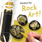 5 Acrylic Gold Paint Pen Metallic - Image 3