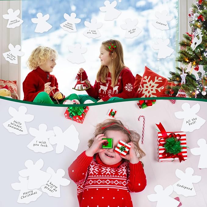 Qilery 100 Pcs Large Angel Cutouts - Image 4