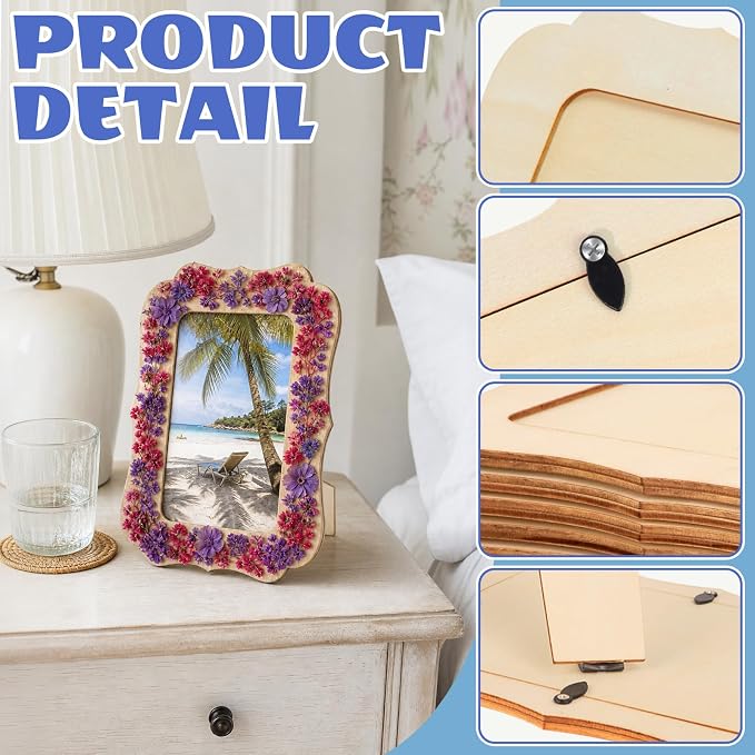 VOKOY 45 Pack DIY Wooden Picture Frames - Image 3