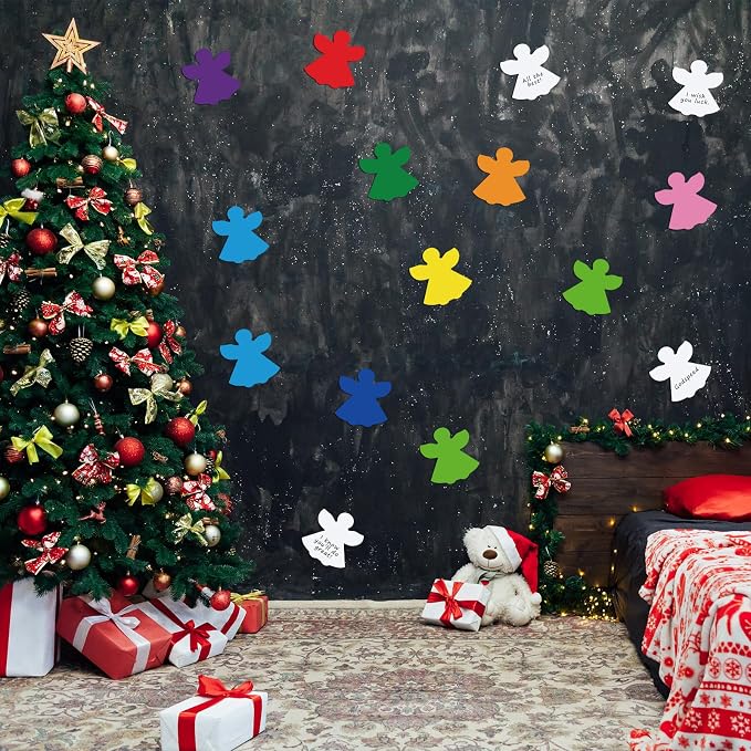 Qilery 100 Pcs Large Angel Cutouts - Image 7