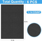 6 PCS Cross Stitch Aida Fabric 14 Count, 18 by 12 Inch, Classic Reserve Cross - Image 2
