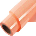 TORC Orange Pink Glitter HTV Vinyl Roll 12" x 6 ft, Sparkly Iron On Heat by TORC