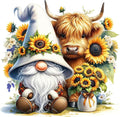 Gnome Stamped Cross Stitch Kits by Unknown