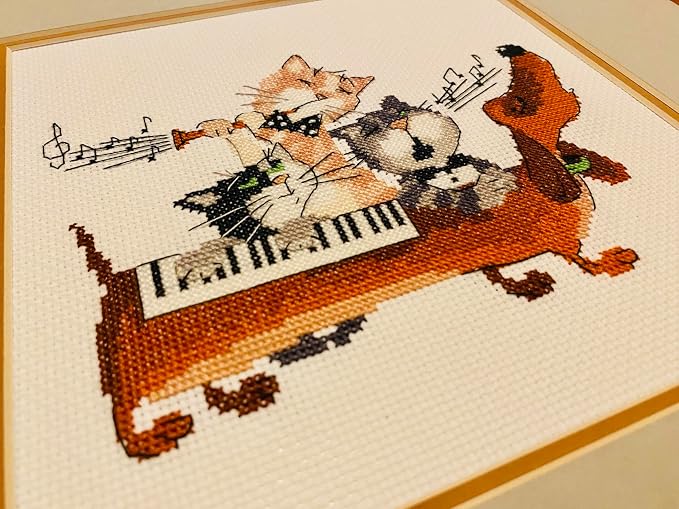 RIOLIS - Dachshund Blues 1495, Dogs Cross Stitch Kits 7, Counted Cross Stitch - Image 9