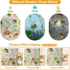 Countewol Privacy Window Films Stain Glass Cling No Glue Anti-UV Window Sticker - Image 3