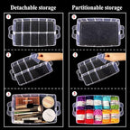 SGHUO 3-Tier Stackable Storage Container Box - Image 3