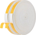 Self-Adhesive Weatherstrip 3/4in x 1/8in x 50Ft High Density Foam Insulation by Kikerike