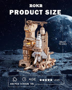 ROKR 3D Puzzles for Adults Space Shuttle, Interactive DIY Building Model - Image 2