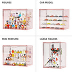Clear Pink Acrylic Figure Display Case - Image 5
