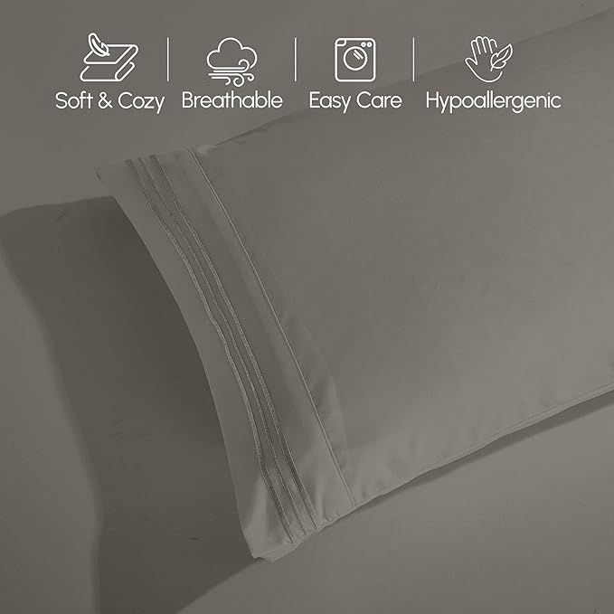Elegant Comfort Luxurious 1500 Premium Hotel Quality Microfiber Three Line - Image 5