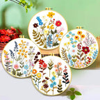 Zhenqing Floral Cross Stitch Kit - Image 2