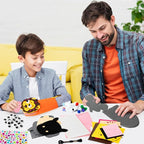 WATINC 6Pcs Hand Puppet Making Kit, Art Craft Felt Sock Puppet Toys, Creative - Image 4