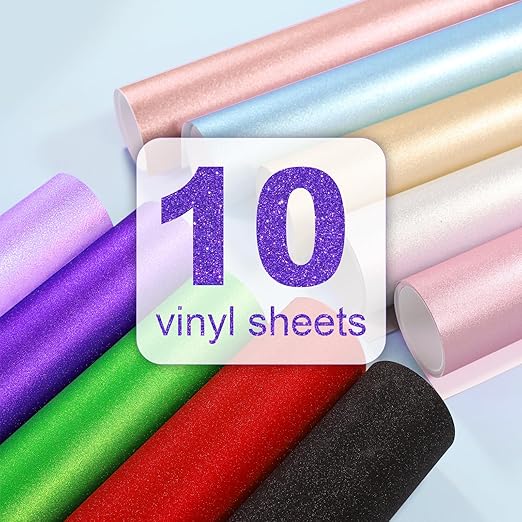 TECKWRAP Shimmer Vinyl Glitter Adhesive Sheets - Image 3